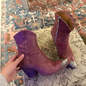 Free people leather boots